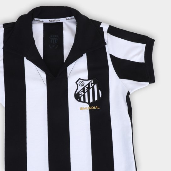 Camisa Santos 1963 Listrada Retrô Mania Feminina