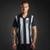 Camisa Santos 2010 Retrô Listrada Masculina - Branco+Preto