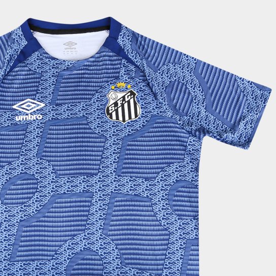 Camisa Santos 2024 s/n° Aquecimento Umbro Masculina
