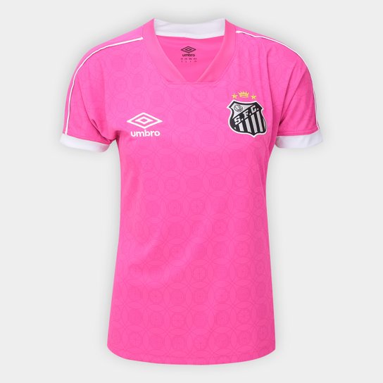 Camisa Santos 23/24 s/n° Outubro Rosa Umbro Feminina