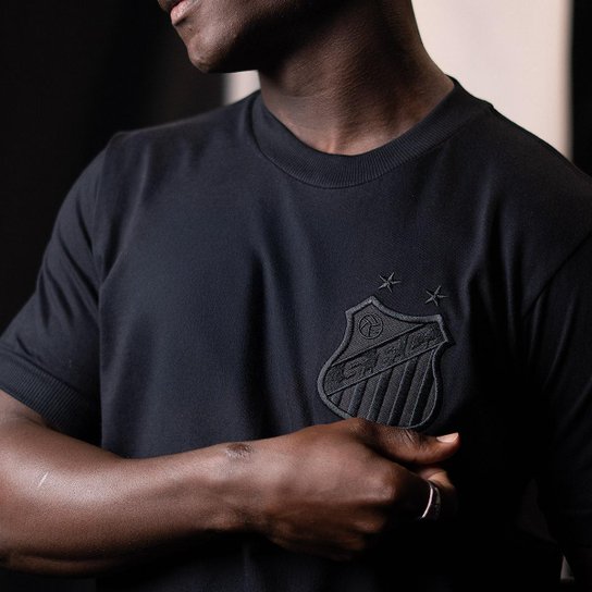 Camisa Santos All Black Número 10 Masculina