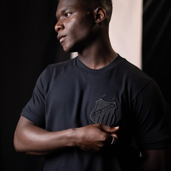 Camisa Santos All Black Número 10 Masculina