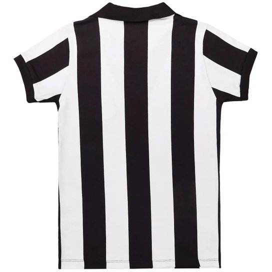 Camisa Santos Bi Mundial Retrô Listrada 62/63 Juvenil