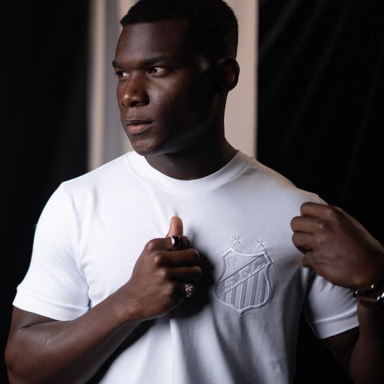 Camisa Santos Branca Retrô 10 Masculina