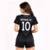 Camisa Santos Braziline Mosaico Feminina Neymar Jr 10 - Preto