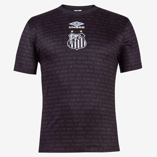 Camisa Santos Charlie Brown Jr. Umbro Nossas Histórias Masculina