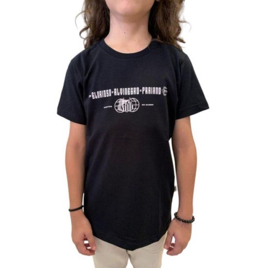 Camisa Santos Classic Juvenil Glorioso Alvinegro Praiano