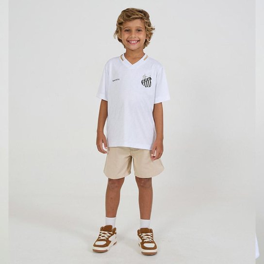 Camisa Santos Deslocar Infantil Juvenil