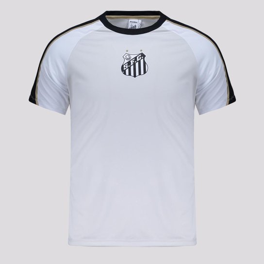 Camisa Santos Estaca Infantil Off White