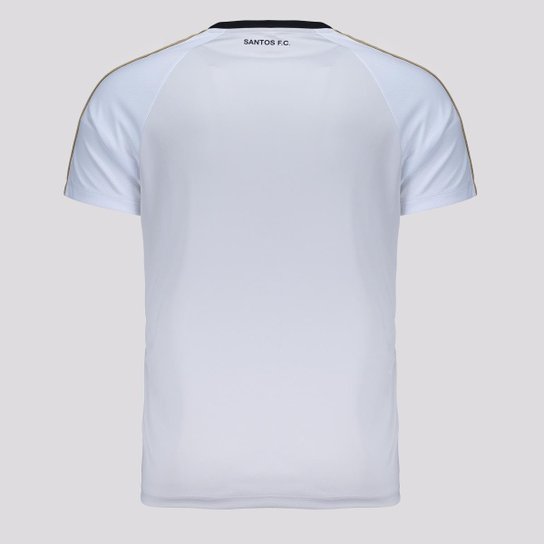 Camisa Santos Estaca Infantil Off White