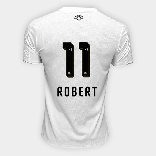 Camisa Santos I 19/20 - Nº 11 Robert - Torcedor Umbro Masculina