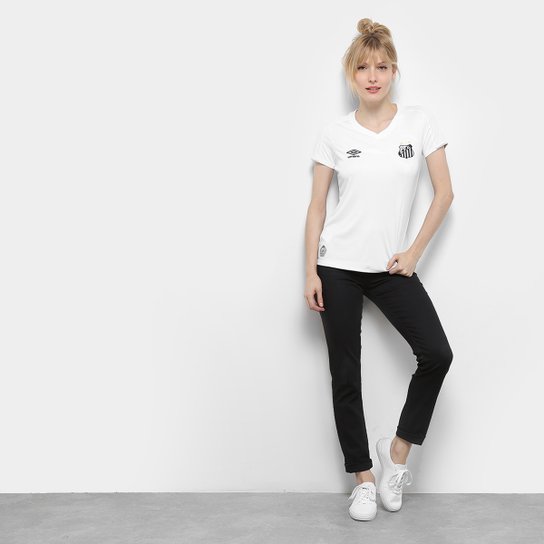 Camisa Santos I 19/20 s/nº Torcedor Umbro Feminina