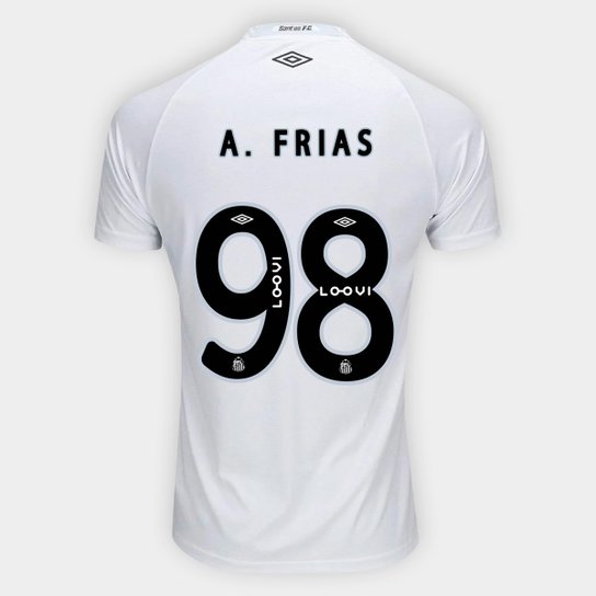 Camisa Santos I 25/26 A.Frias nº98 Torcedor
