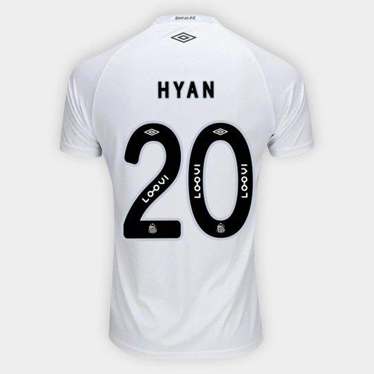 Camisa Santos I 25/26 Hyan nº20 Torcedor