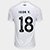 Camisa Santos I 25/26 Igor V. nº 18  Torcedor Umbro - Branco+Cinza