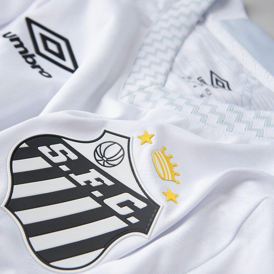 Camisa Santos I 25/26 Neymar N° 10 Jogador Umbro Masculina