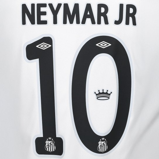 Camisa Santos I 25/26 Neymar N° 10 Torcedor Umbro Masculina