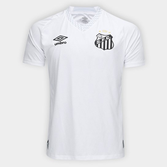 Camisa Santos I 25/26 Robinho Jr. n° 23 Torcedor Umbro Masculina