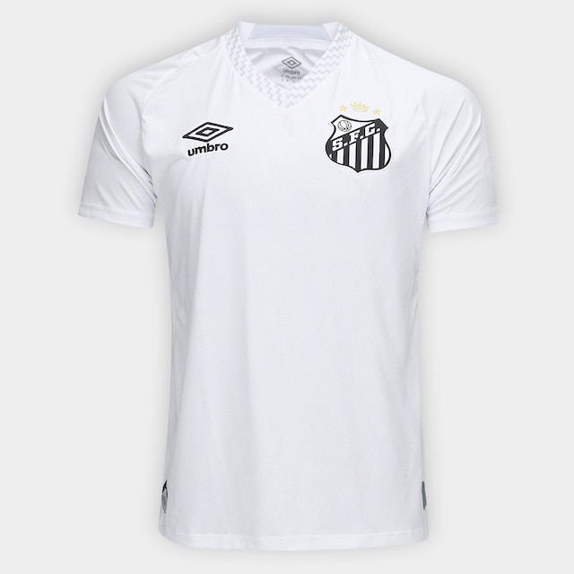 Camisa Santos I 25/26 Thaciano n° 16 Torcedor Umbro Masculina