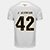Camisa Santos I 26/27 Alencar -  Nº  42 - Torcedor Adidas Masculina - Branco+Bronze