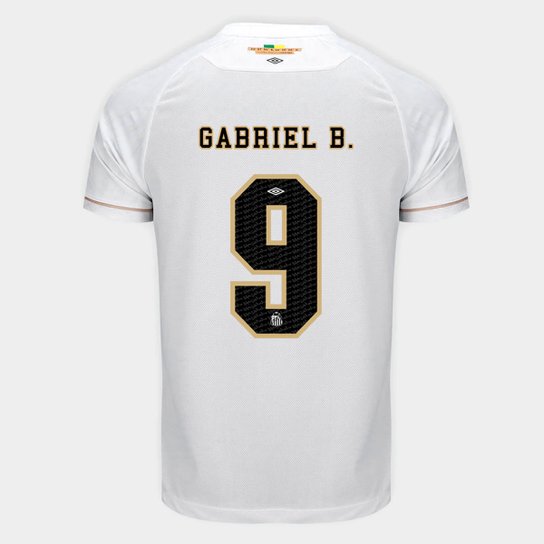 Camisa Santos I 26/27 - Gabriel B. nº 9 Torcedor Umbro Masculina