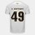 Camisa Santos I 26/27 Gabriel Bontempo -  Nº  49 - Torcedor Adidas Masculina - Branco+Bronze