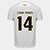 Camisa Santos I 26/27 Luan Peres -  Nº 14 - Torcedor Adidas Masculina - Branco+Bronze