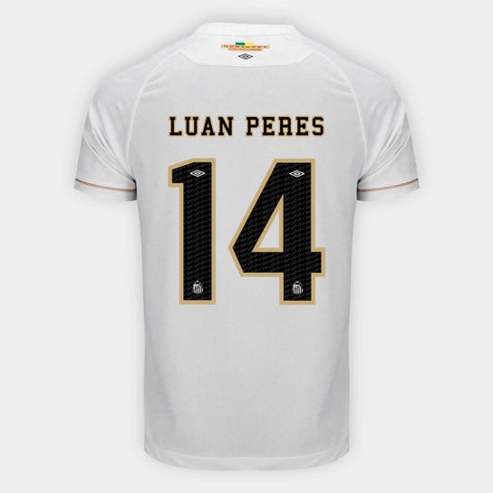 Camisa Santos I 26/27 Luan Peres - Nº 14 - Torcedor Adidas Masculina