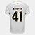 Camisa Santos I 26/27 Mateus Xavier -  Nº  41 - Torcedor Adidas Masculina - Branco+Bronze