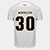 Camisa Santos I 26/27 Miguelito -  Nº  30 - Torcedor Umbro Masculina - Branco+Bronze