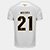Camisa Santos I 26/27 Moisés -  Nº 21 - Torcedor Adidas Masculina - Branco+Bronze