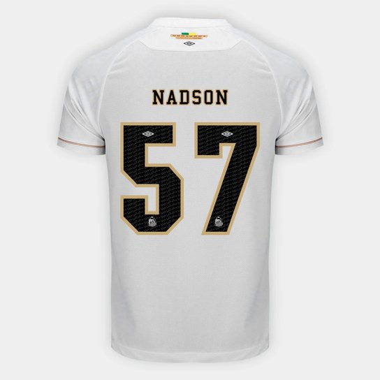 Camisa Santos I 26/27 Nadson - Nº 57 - Torcedor Adidas Masculina