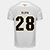 Camisa Santos I 26/27 Oliva -  Nº 28 - Torcedor Adidas Masculina - Branco+Bronze