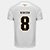 Camisa Santos I 26/27 Rincon -  Nº  8 - Torcedor Adidas Masculina - Branco+Bronze