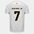 Camisa Santos I 26/27 Robinho Jr -  Nº 7 - Torcedor Adidas Masculina - Branco+Bronze