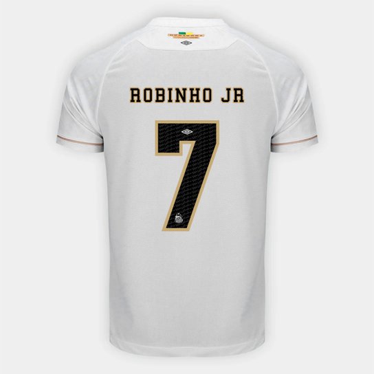 Camisa Santos I 26/27 Robinho Jr - Nº 7 - Torcedor Adidas Masculina