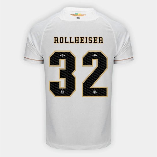 Camisa Santos I 26/27 Rollheiser - Nº 32 - Torcedor Adidas Masculina