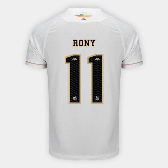 Camisa Santos I 26/27 Rony - Nº 11 - Torcedor Adidas Masculina
