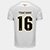 Camisa Santos I 26/27 Thaciano -  Nº 16 - Torcedor Adidas Masculina - Branco+Bronze