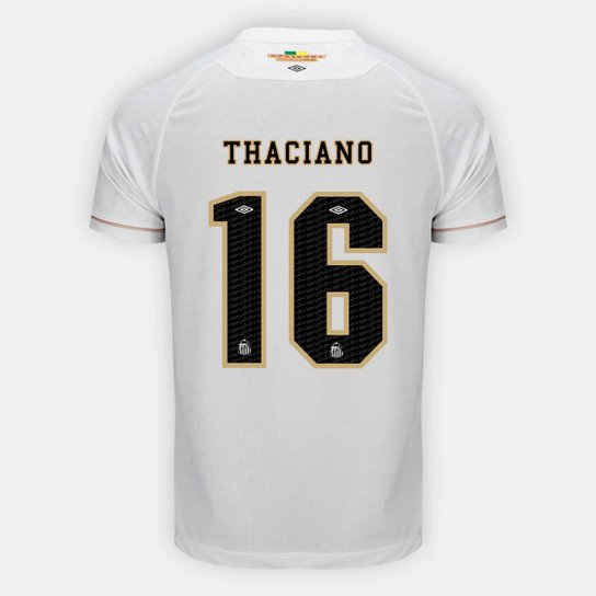 Camisa Santos I 26/27 Thaciano - Nº 16 - Torcedor Adidas Masculina
