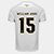 Camisa Santos I 26/27 Willian Arão -  Nº 15 - Torcedor Adidas Masculina - Branco+Bronze