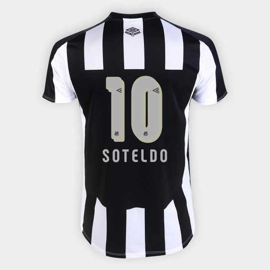 Camisa Santos II 19/20 n° 10 Soteldo - Torcedor Umbro Masculina