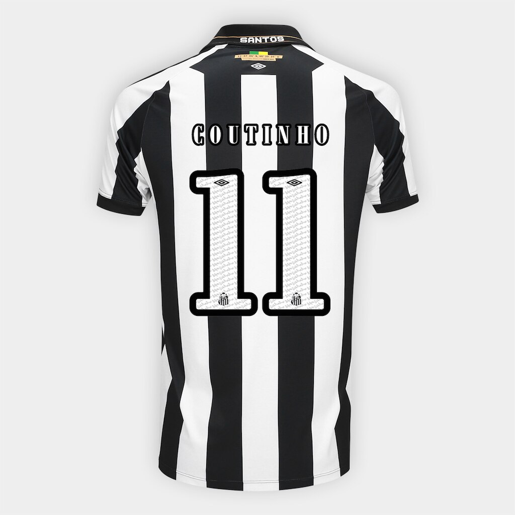Camisa Santos II 26/27 Coutinho Nº 11Torcedor Umbro Masculina