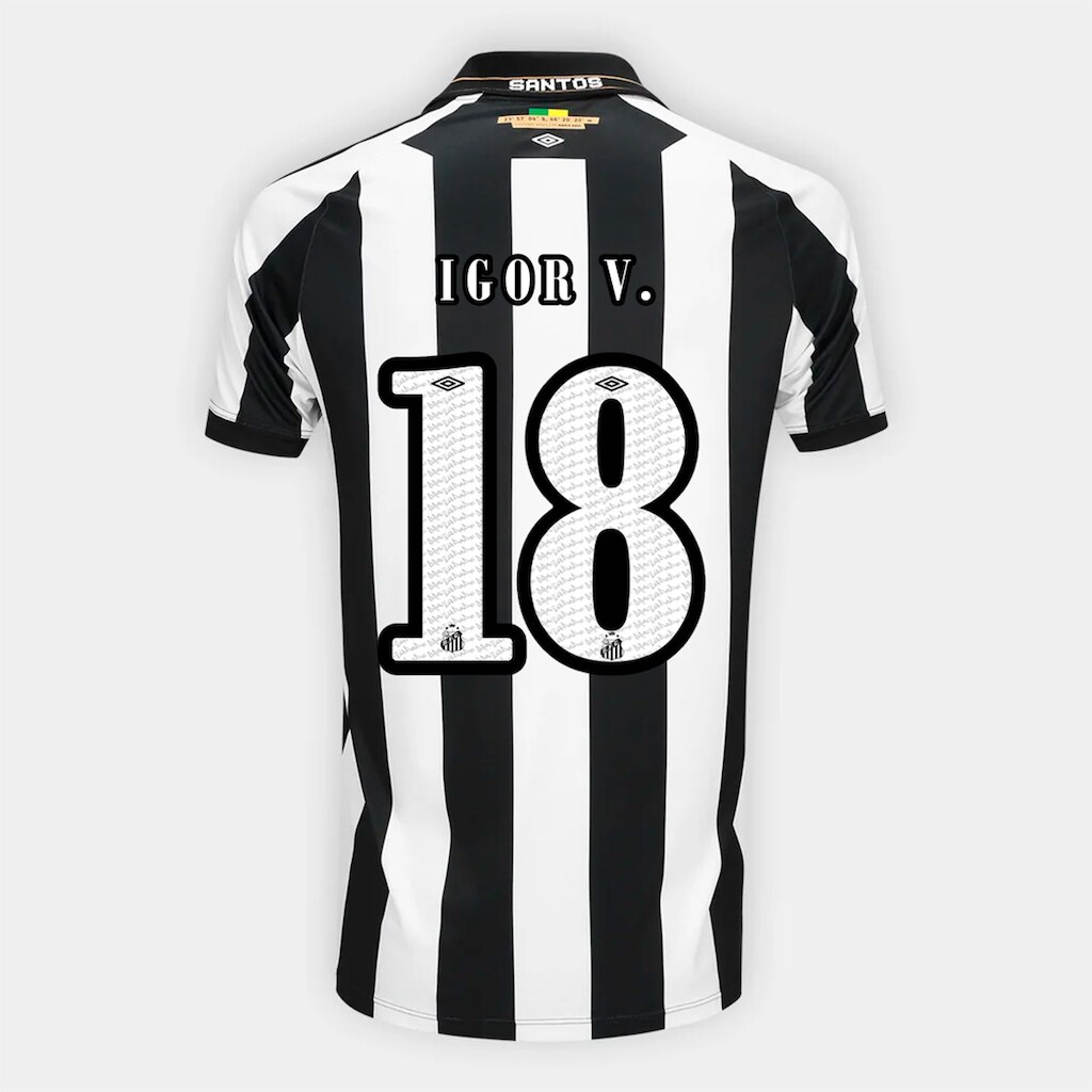 Camisa Santos II 26/27 Igor Vinícius Nº 18 Torcedor Umbro Masculina