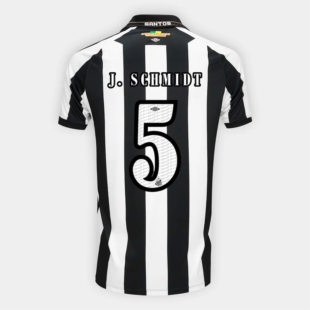 Camisa Santos II 26/27 João Schmidt Nº 5 Torcedor Umbro Masculina