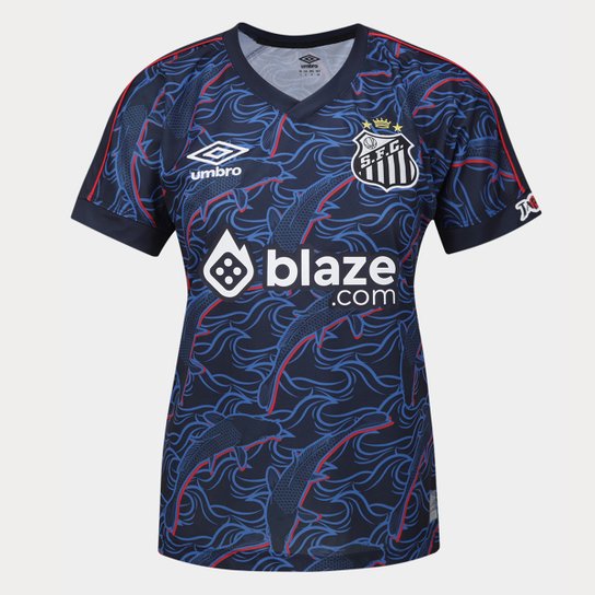 Camisa Santos III 23/24 s/n° Torcedor Umbro Feminina