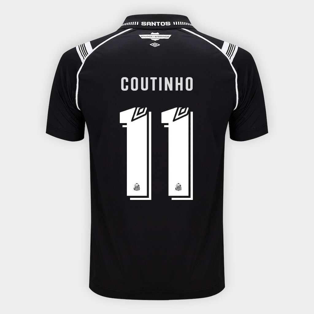 Camisa Santos III 26/27 Coutinho Nº 11 Torcedor Umbro Masculina