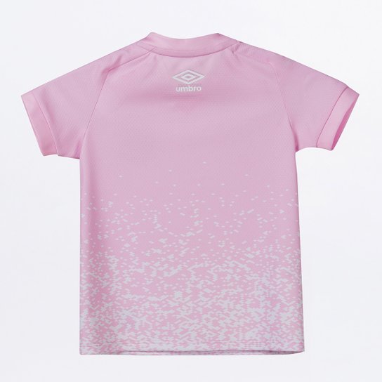 Camisa Santos Infantil Outubro Rosa 21/22 s/n° Torcedor Umbro