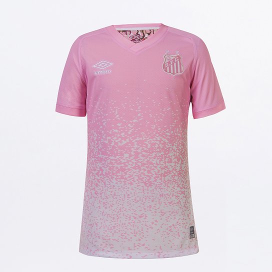Camisa Santos Juvenil Outubro Rosa 21/22 s/n° Torcedor Umbro