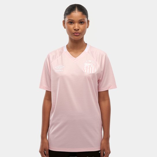 Camisa Santos Outubro Rosa 25/26 Torcedor Umbro Feminina